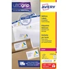 Image de Avery L7163, Adresetiketten, Laser, Ultragrip, wit, 250 vellen, 14 per vel, 99,1 x 38,1 mm