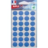 Image de Agipa ronde etiketten in etui diameter 15 mm, blauw, 168 stuks, 28 per blad