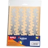 Image de Agipa metallic stickers, blister met 128 stuks, goud en zilver, ster 35 mm