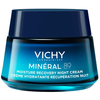 Image de Vichy Minéral 89 Crème Hydratante de Nuit Réparatrice à la Mélatonine [50 ml]