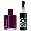 Image de Vernis à ongles 60 Seconds Super Shine Rimmel 8 ml (disponible en plusieurs teintes) - Black Cherries