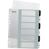Image de Leitz WOW printbare index, 6 tabs, zwart-wit