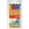 Image de STABILO point 88 fineliner, etui van 20 stuks in geassorteerde kleuren