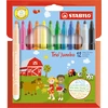 Image de STABILO Trio Jumbo viltstift, etui van 12 stuks, assorti