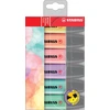 Image de STABILO BOSS ORIGINAL Pastel markeerstift, etui van 6 stuks in geassorteerde kleuren