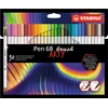 Image de STABILO pen 68 brush ARTY, etui van 30 stuks, assorti