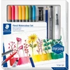 Image de Staedtler Floral Watercolour Set, set van 12 stuks