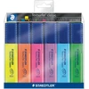 Image de Staedtler Markeerstift Textsurfer Classic etui van 6 stuks: geel, oranje, roze, paars, blauw en groen