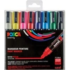 Image de Posca paintmarker PC-5M, set van 8 markers in geassorteerde basiskleuren