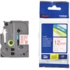 Image de Brother TZe tape voor P-Touch 12 mm, rood op wit