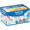 Image de Giotto Decor Textile textielstiften, schoolpack met 48 stuks in geassorteerde kleuren