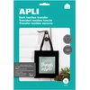 Image de Apli T-shirt Transfer Paper voor donker of zwart textiel, pak met 5 vellen