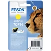 Image de Epson inktcartridge T0714, 415 pagina's, OEM C13T07144012, geel