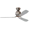 Image de Hunter 132 cm | 52 inch industriële geborsteld chroom plafondventilator en wandbediening, 24542 en occasion ou reconditionné