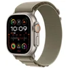 Image de Apple Watch Ultra 2 GPS + Cellular 49 mm titanium met Alpine Loop olijfgroene band MREY3FD/A - maat M en occasion ou reconditionné