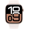 Image de Apple Watch Series 10 - Wifi - 46mm - Rose Goudkleurig Aluminium Case met Light Blush Sportbandje - S/M en occasion ou reconditionné