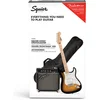 Image de Squier Sonic Stratocaster 2-Color Sunburst Starterpack - Elektrische gitaar starterset - sunburst en occasion ou reconditionné