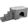Image de Trixie - Hondenmand - Huis Harvey Met Trap - Grijs/Wit - 154X60X60 cm en occasion ou reconditionné