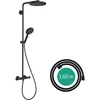 Image de hansgrohe Raindance Select S Showerpipe 240 1jet PowderRain met thermostaat mat zwart en occasion ou reconditionné