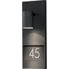 Image de Konstsmide Modena Huisnummerlamp Buiten - GU10 - IP44 - Zwart en occasion ou reconditionné