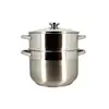 Image de Couscoussier Menastyl 10l Inox Diamètre 24 Cm
