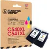 Image de Multipack Cartouches D'encres Electro Depot Compatible Canon C540/541xl Pack Noir+couleur