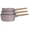 Image de Lot De 3 Casseroles Arthur Martin Alu Forgé Céramique