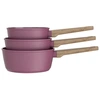 Image de Lot De 3 Casseroles Arthur Martin Alu Forgé Céramique
