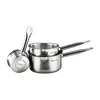 Image de Lot De 3 Casseroles 14,18 Et 20cm Arthur Martin Tous Feux Dont Induction
