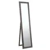Image de Grand miroir rectangulaire sur pied en bois de paulownia, 40x170 cm