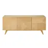Image de Vintage dressoir met 2 deuren en 2 lades, 165 cm