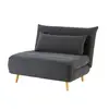 Image de Canapé convertible 1 place gris anthracite
