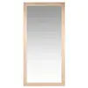 Image de Grand miroir rectangulaire en bois de paulownia, 90x180 cm