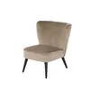 Image de Vintage fauteuil uit beige fluweel