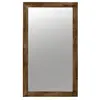 Image de Grand miroir rectangulaire en bois de paulownia clair, 105x180 cm