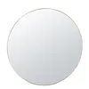 Image de Vergulde ronde spiegel van metaal D120
