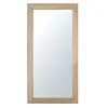 Image de Grand miroir rectangulaire en bois de manguier, 90x180 cm