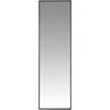 Image de Grand miroir rectangulaire sur pied noir, 50x170 cm