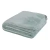Image de Zachte fleece deken van gerecycled polyester in celadonblauw 150x230