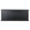 Image de Buffet 4 portes noir L210