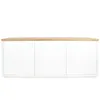Image de Buffet blanc 3 portes L175