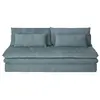 Image de Blauwgroene slaapbank met 2/3 zitplaatsen