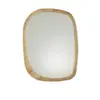 Image de Miroir organique en bois de manguier, 90x120 cm