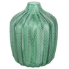 Image de Groen getinte glazen vaas H18