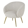 Image de Fauteuil bouclé grijs gemêleerd