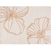 Image de Geweven tapijt van jute en wol met twekleurig bloemenmotief omkeerbaar 160x230
