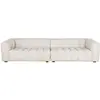 Image de 5-zits modulaire wolkenbank in zandbeige