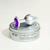 Image de Plug métal bijou Steel Cristal violet - S