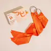 Image de Menottes en soie My Lubie - Orange