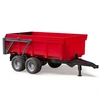 Image de Bruder 02211 rode dubbelassige kiepende aanhangwagen - Bruder 2211 - Bruder 02211